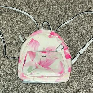 Guess Pink Floral Backpack